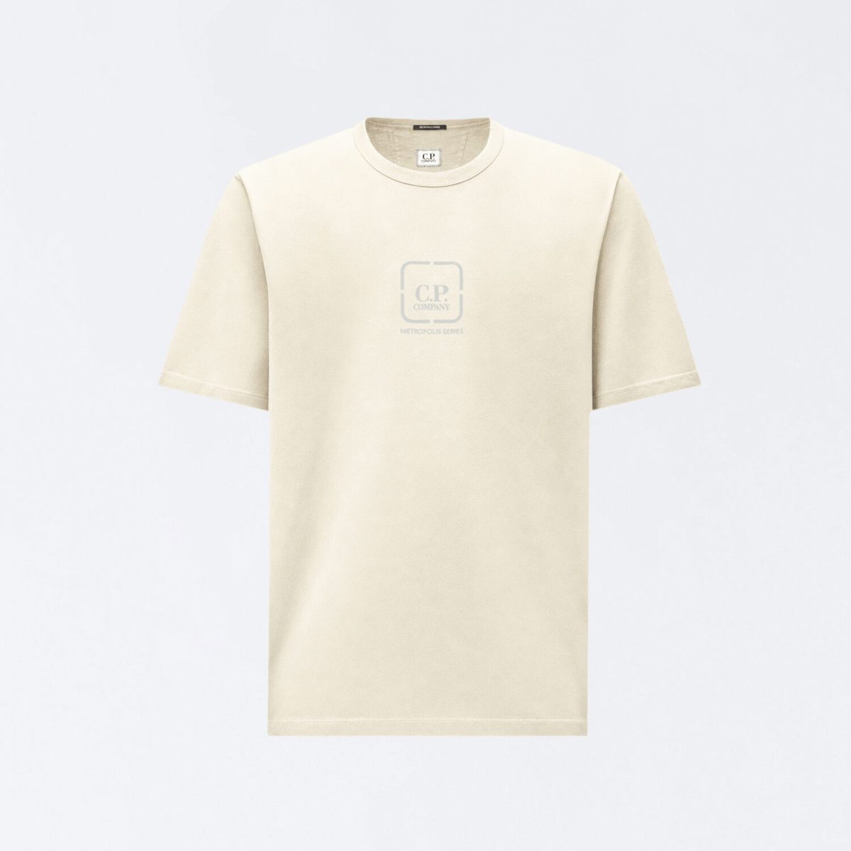 C.P. Company Metropolis Series Mercerized Jersey Short Sleeve Crewneck Logo Badge T-Shirt