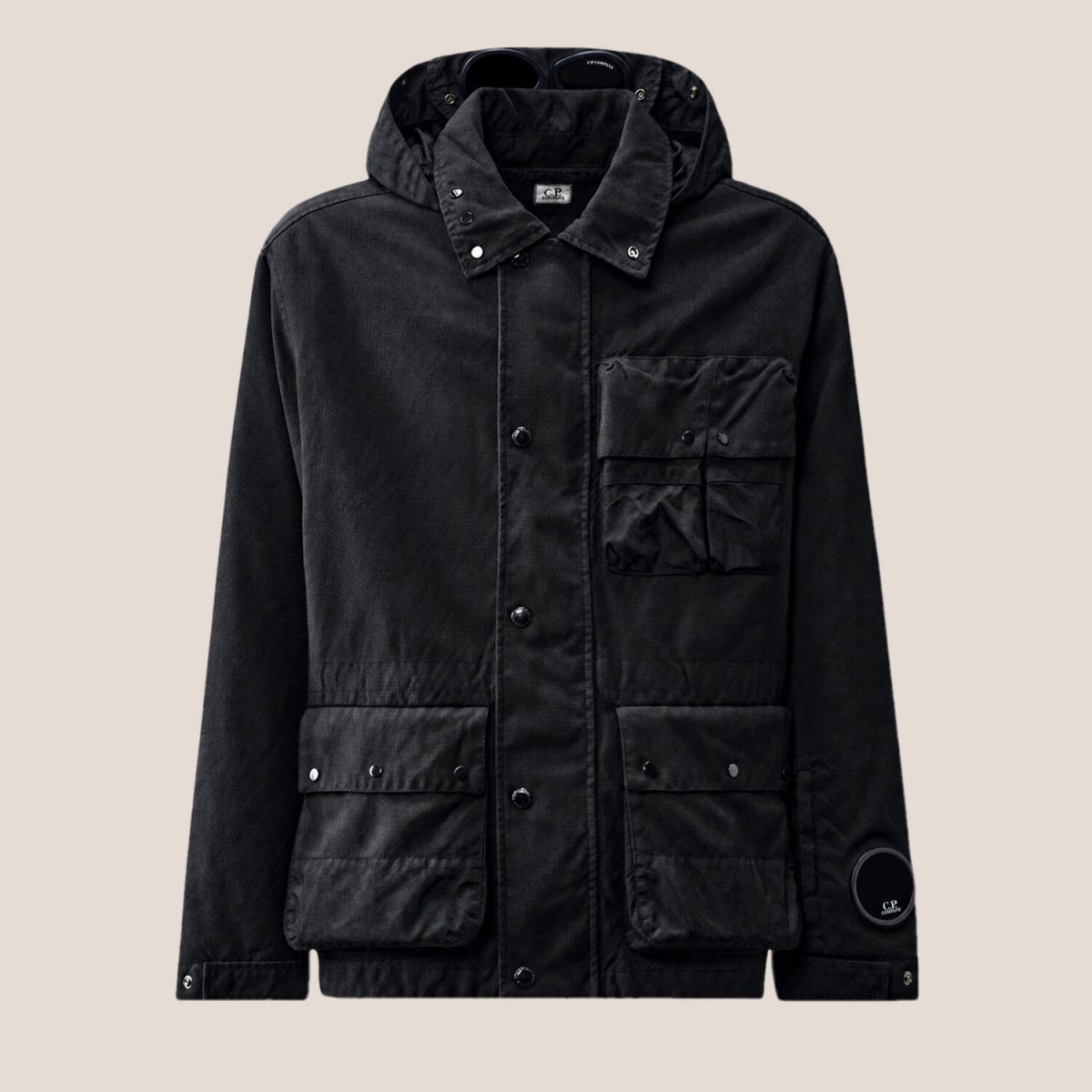 C.P. Company Wool-Ht Mixed Mille Jacket