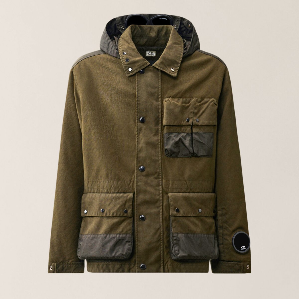 C.P. Company Wool-Ht Mixed Mille Jacket