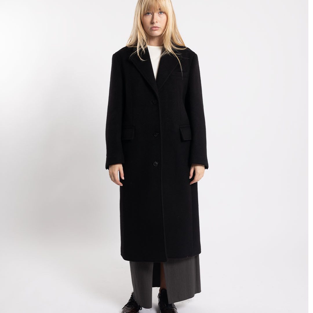 COOR Wool Cashmere Blend Single Coat