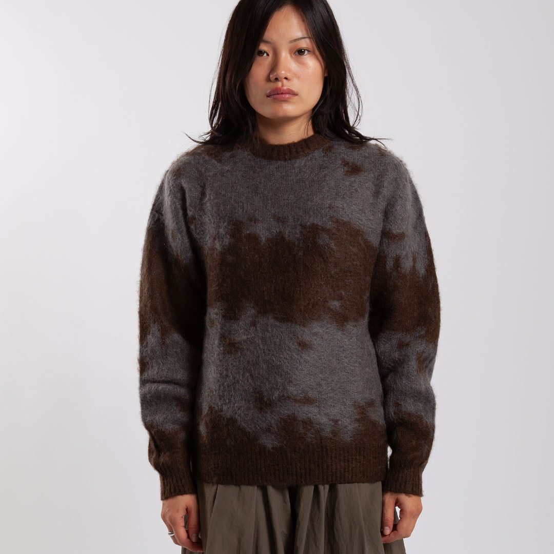 Gramicci Mohair Splatter Sweater