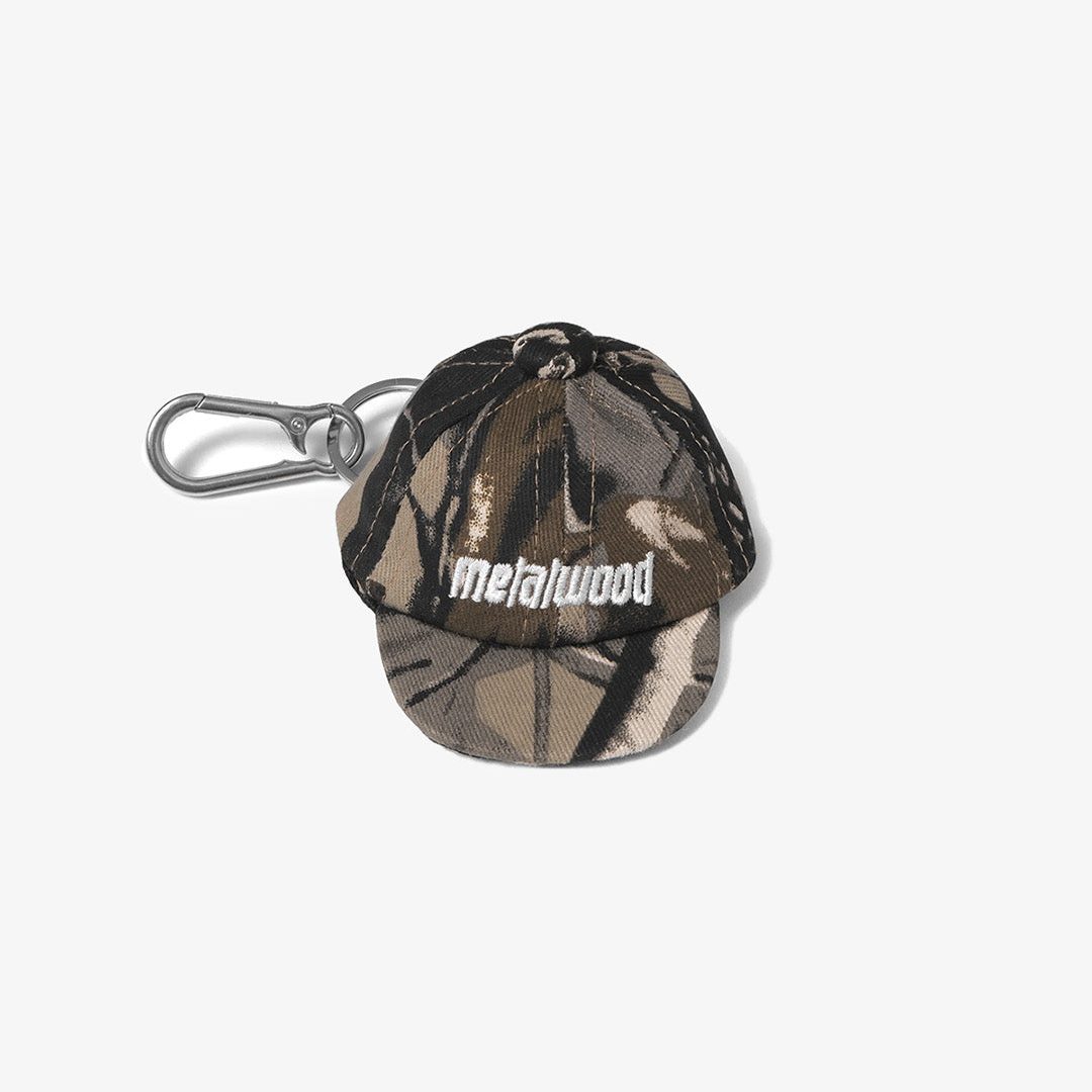 Metalwood Studio Camo Hat Keychain