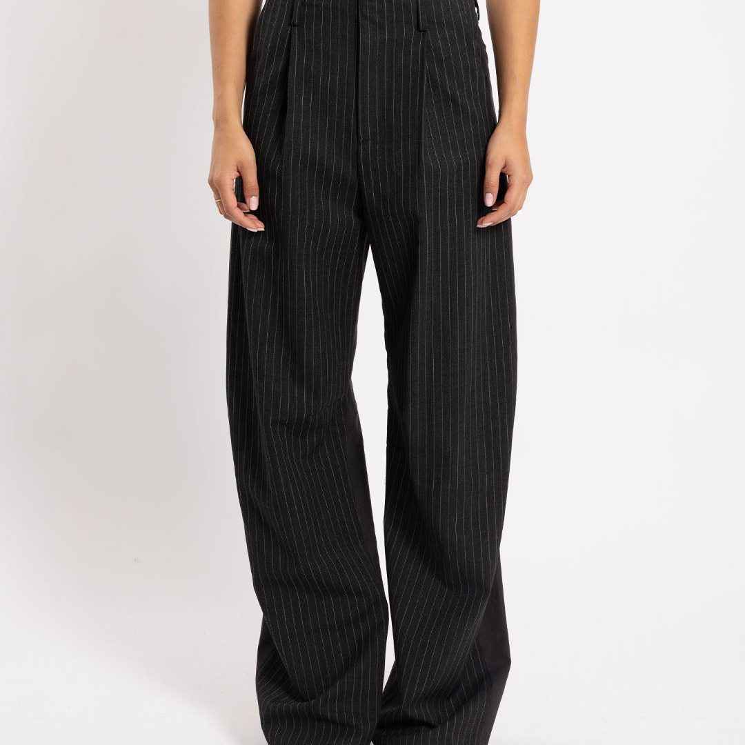 MM6 Maison Margiela Tailored Trouser Grey Pinstripe
