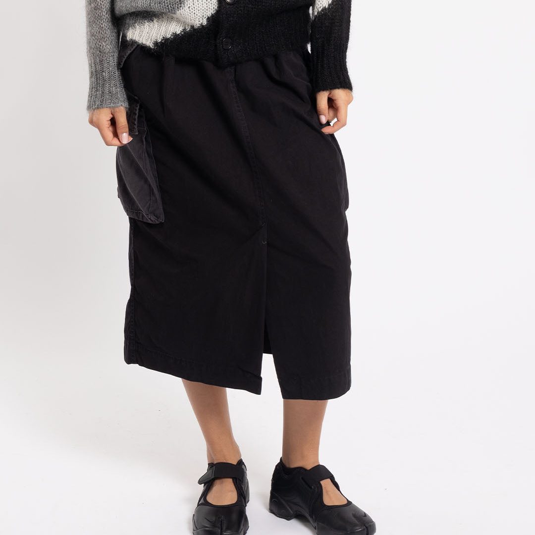 Nomarhythm Textile Long Work Skirt