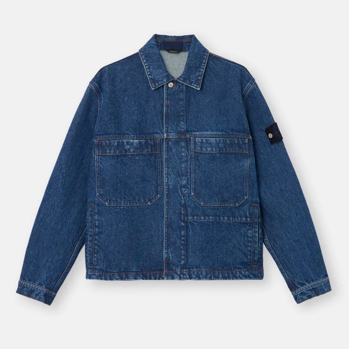 Stone Island Coach jacket with multiple pockets