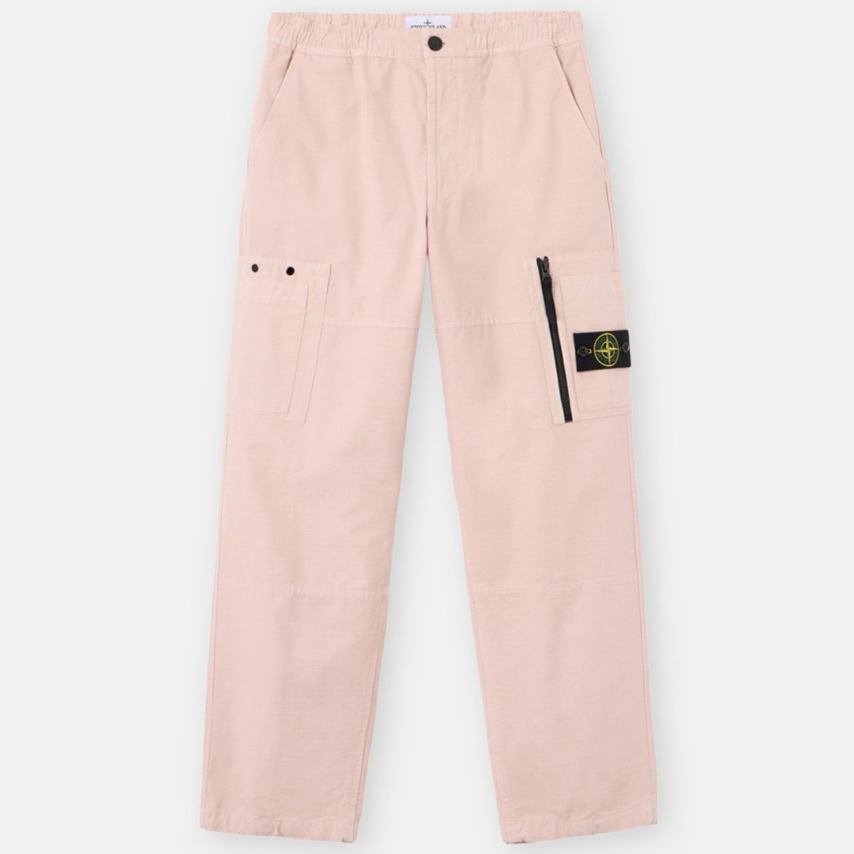 Stone Island Loose-fit cargo trousers with zip and snap pockets