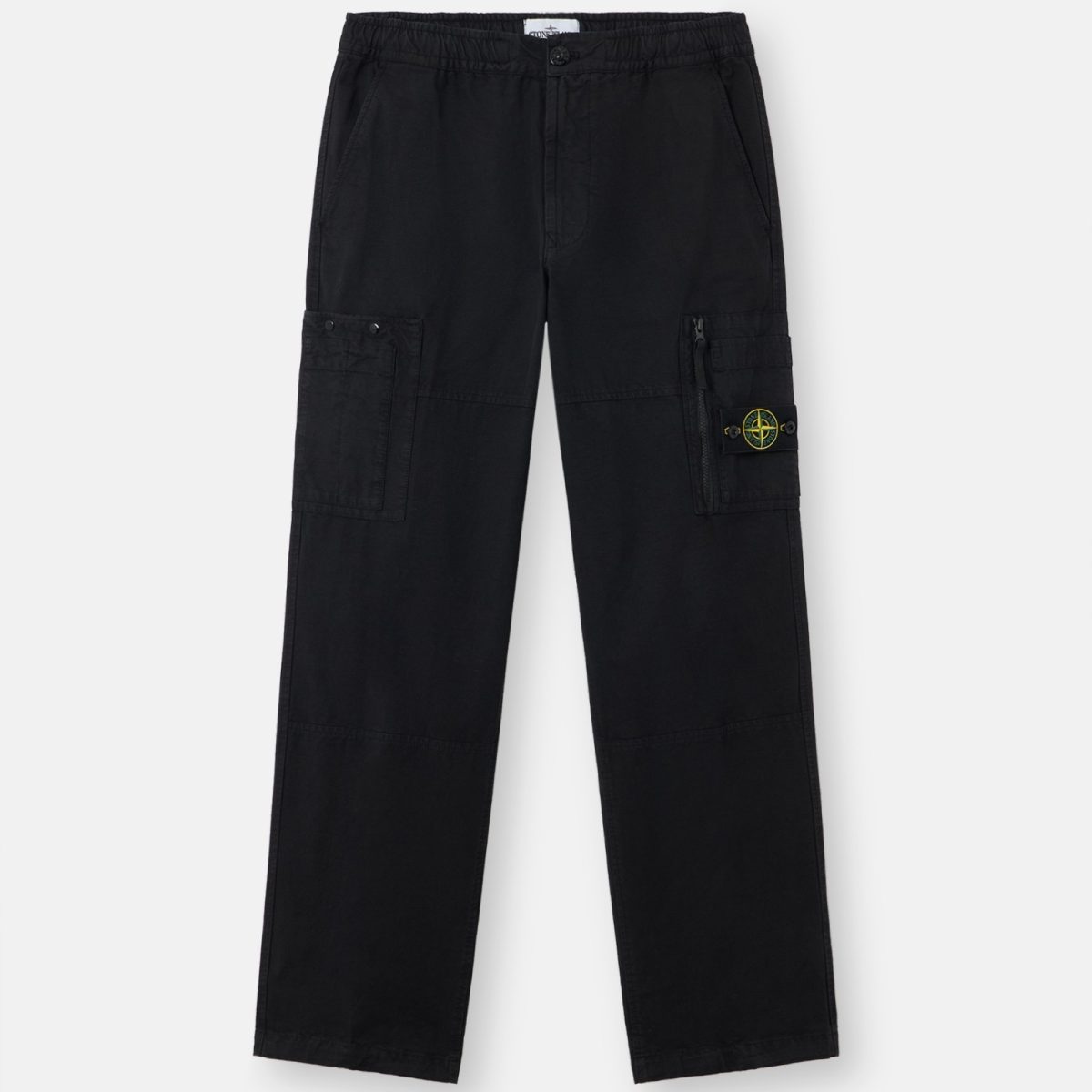 Stone Island Loose-fit cargo trousers with zip and snap pockets