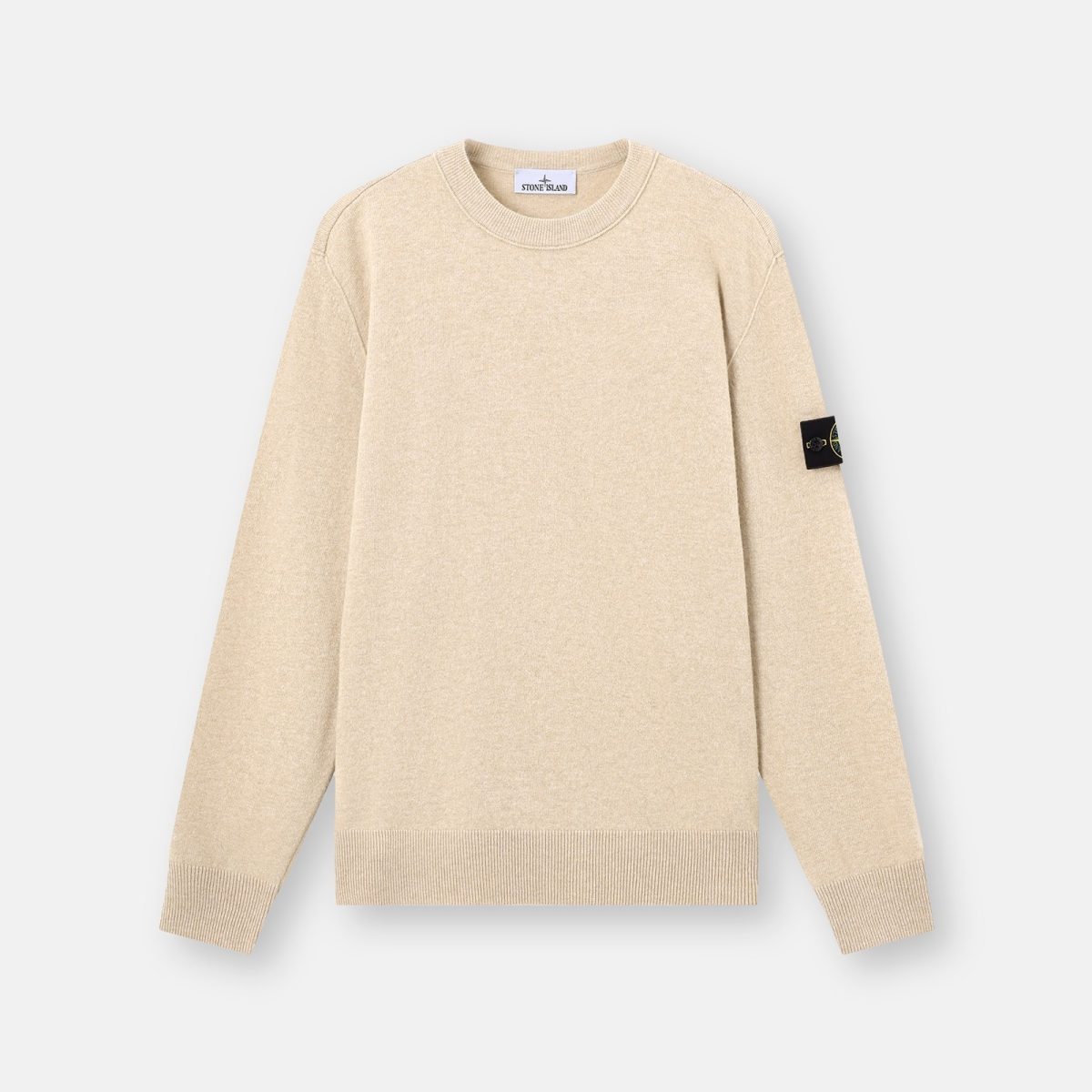Stone Island Loose-fit crewneck jumper with ribbed trims