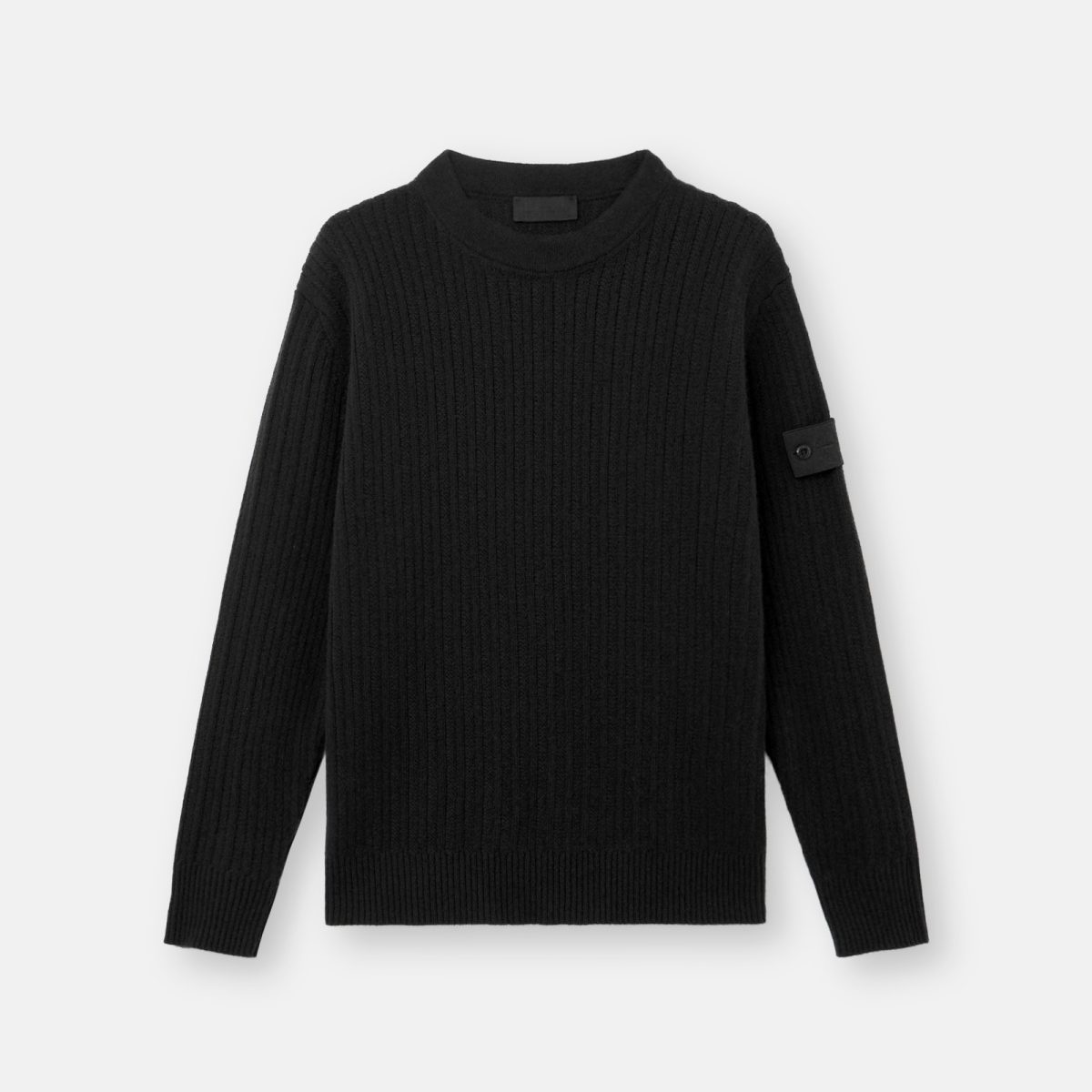 Stone Island Loose-fit crewneck jumper with ribbed trims