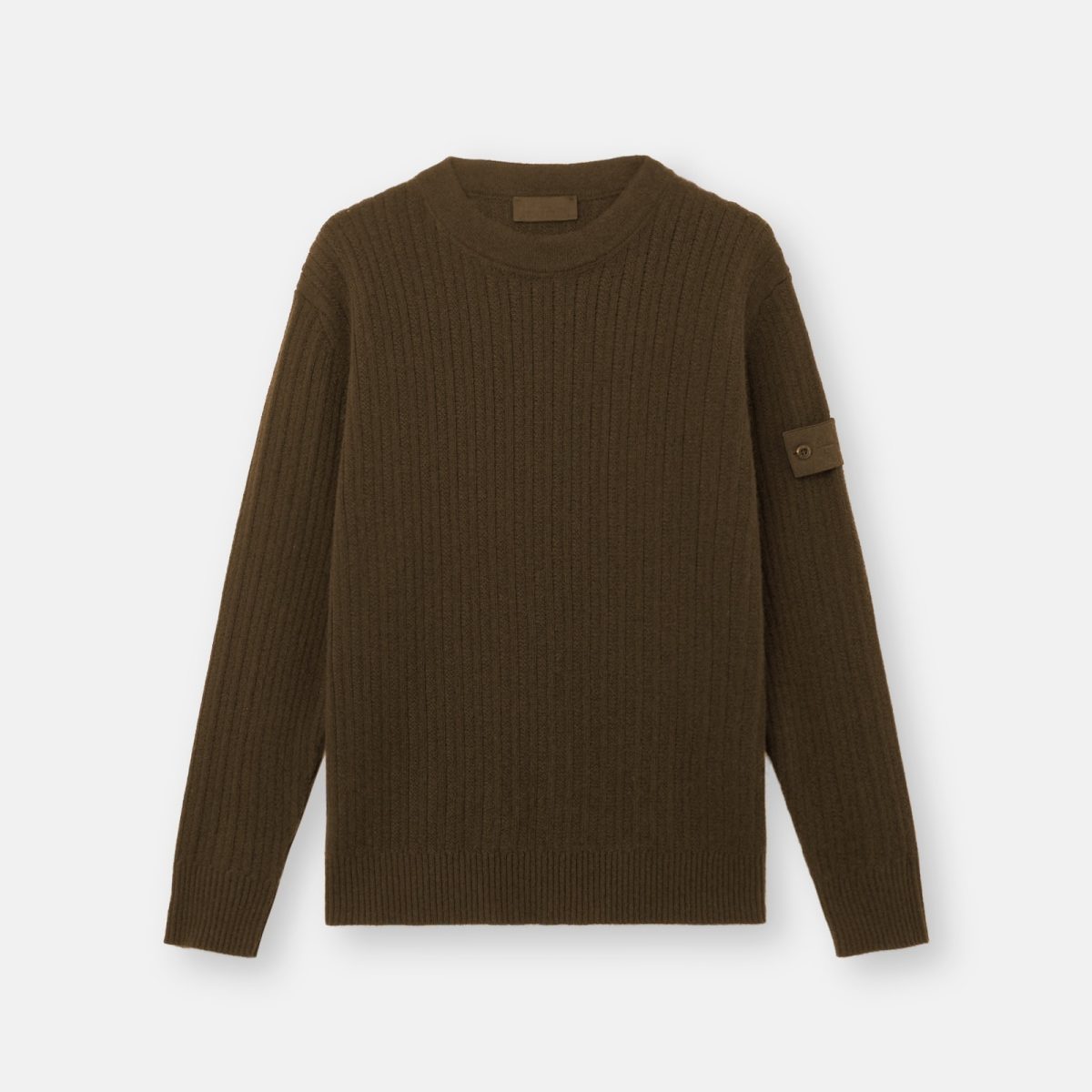 Stone Island Loose-fit crewneck jumper with ribbed trims