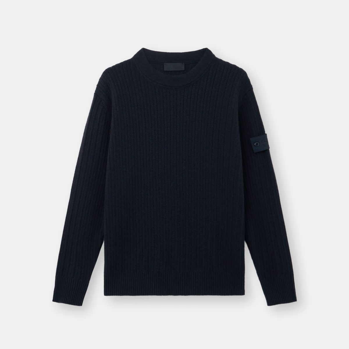 Stone Island Loose-fit crewneck jumper with ribbed trims