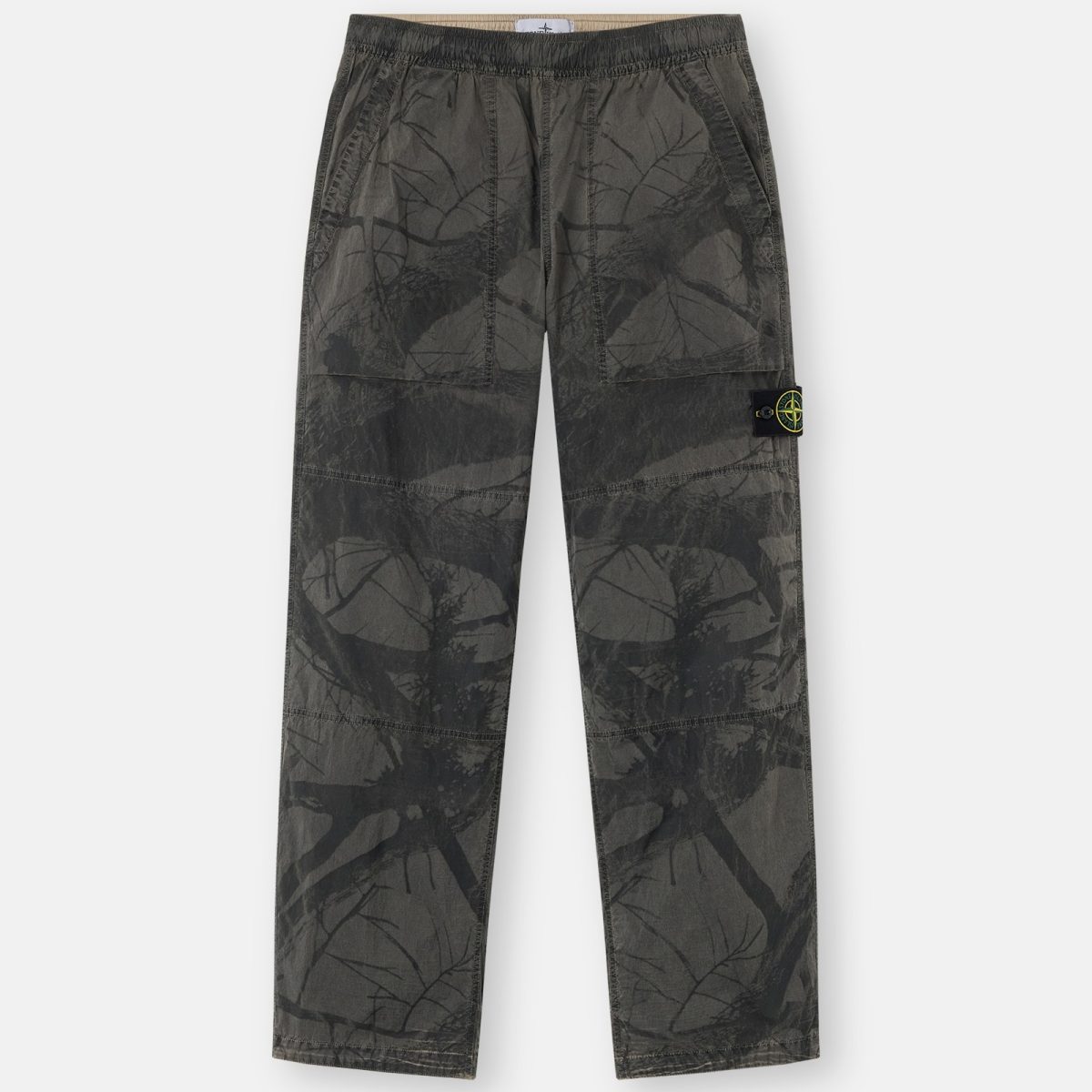 Stone Island Loose-fit fatigue trousers with mesh lining