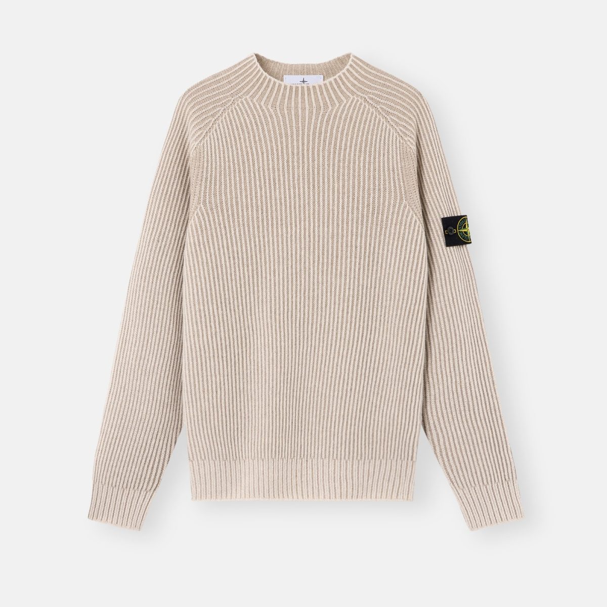 Stone Island Loose-fit reversible crewneck jumper with raglan sleeves