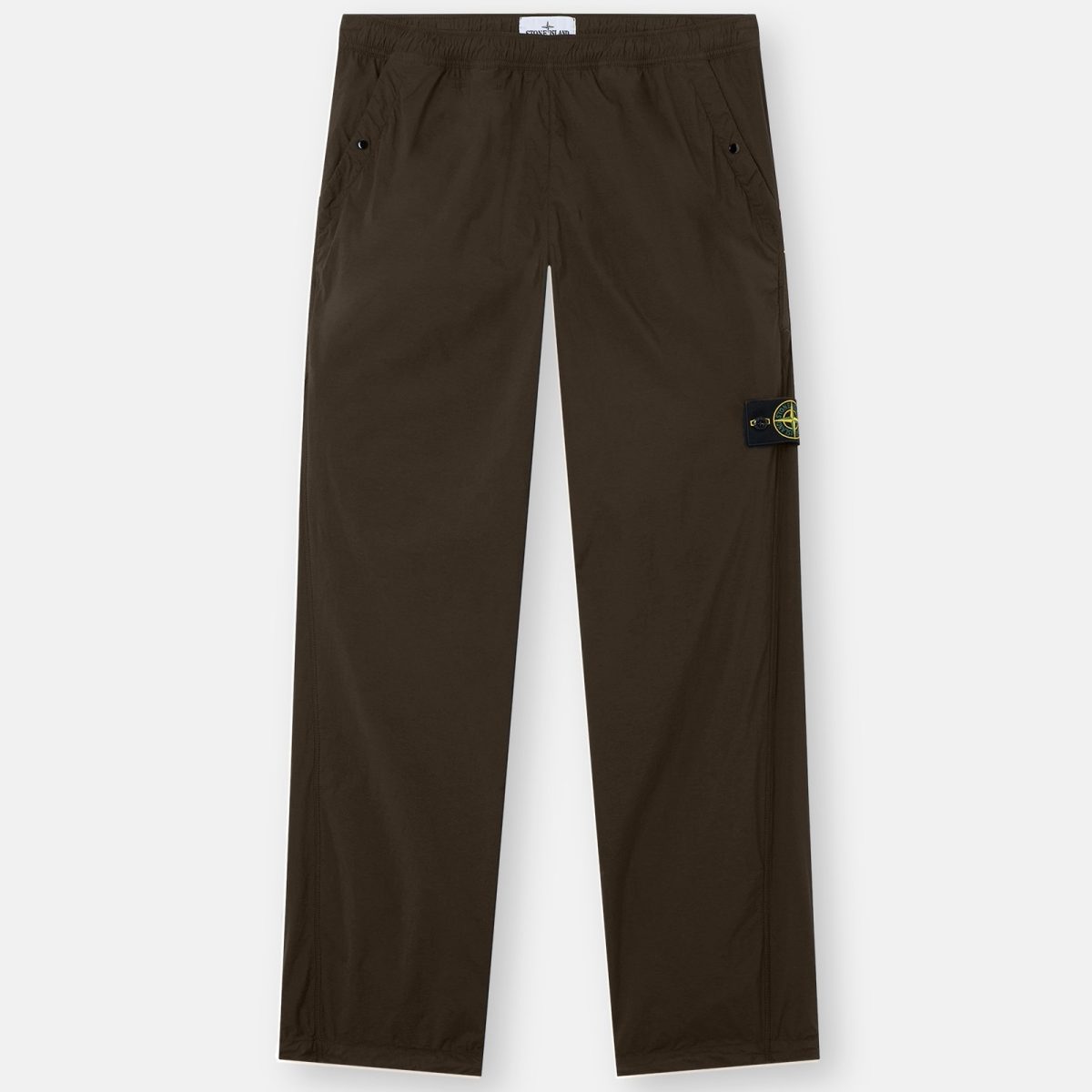 Stone Island Loose-fit trousers with dual zip back pockets