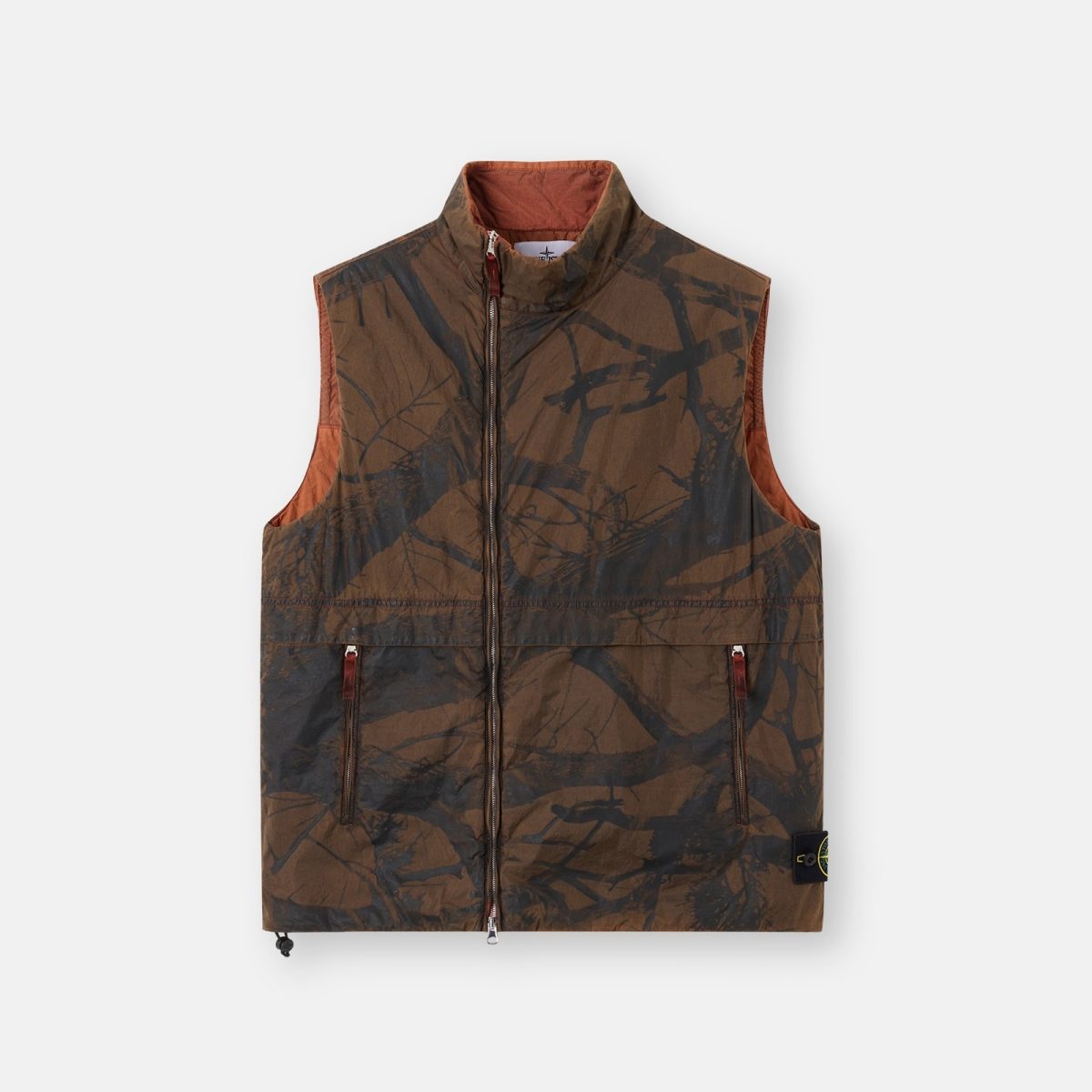 Stone Island Padded vest with wind resistance and anti-drop