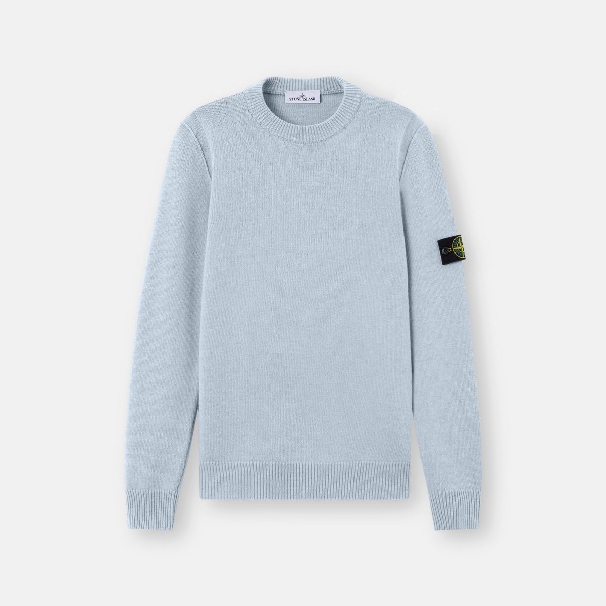 Stone Island Regular-fit crewneck jumper with ribbed trims