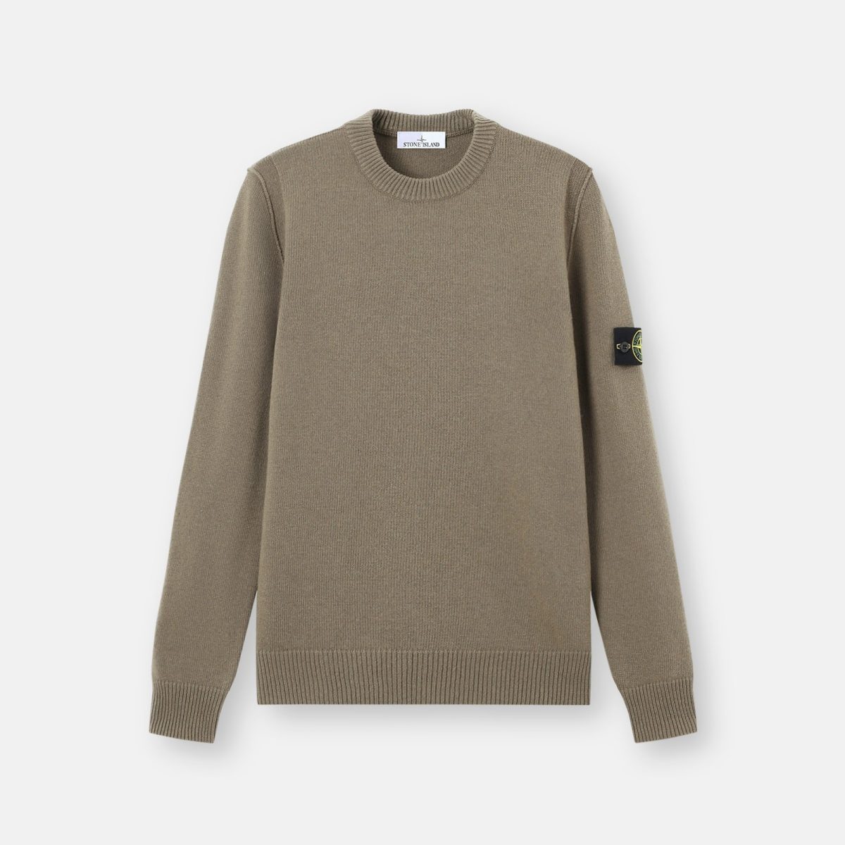 Stone Island Regular-fit crewneck jumper with ribbed trims
