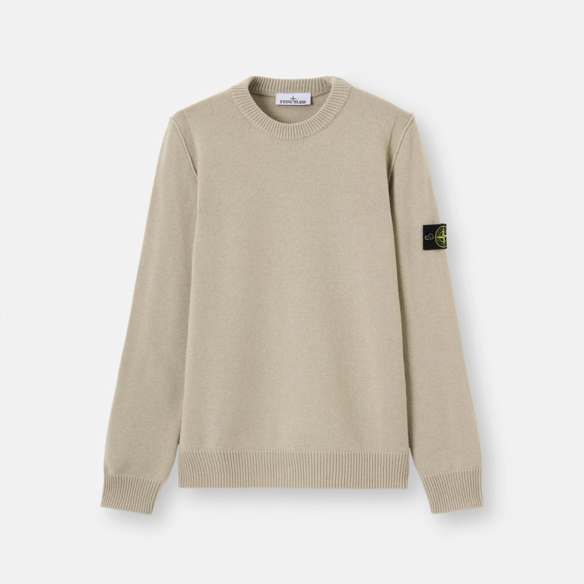 Stone Island Regular-fit crewneck jumper with ribbed trims