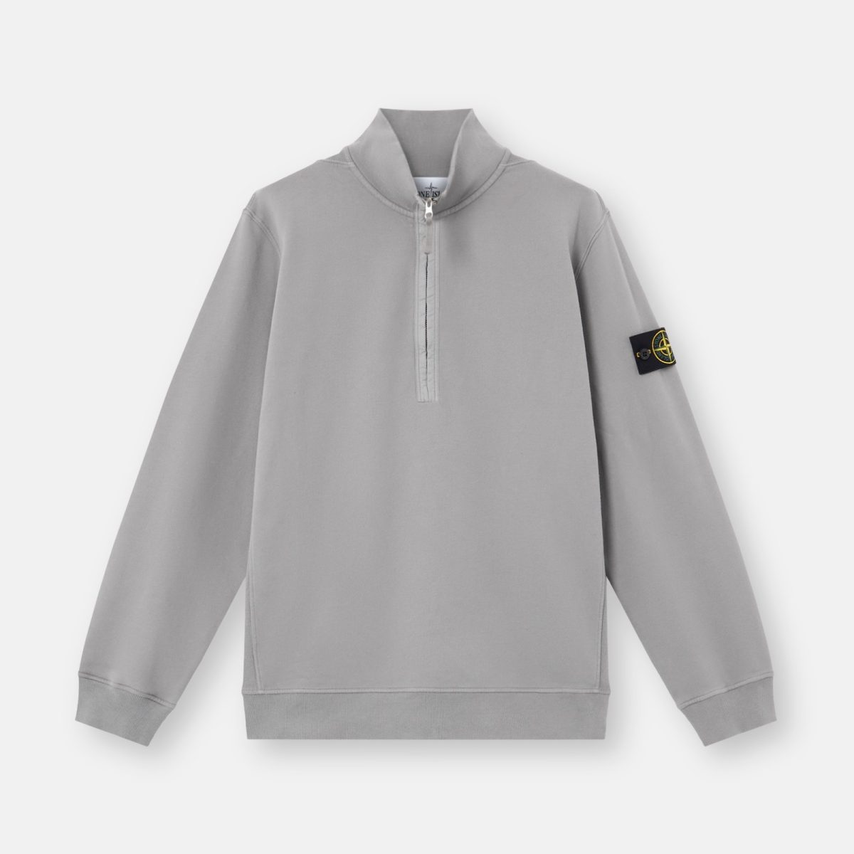 Stone Island Regular-fit half-zip sweatshirt with ribbed inserts