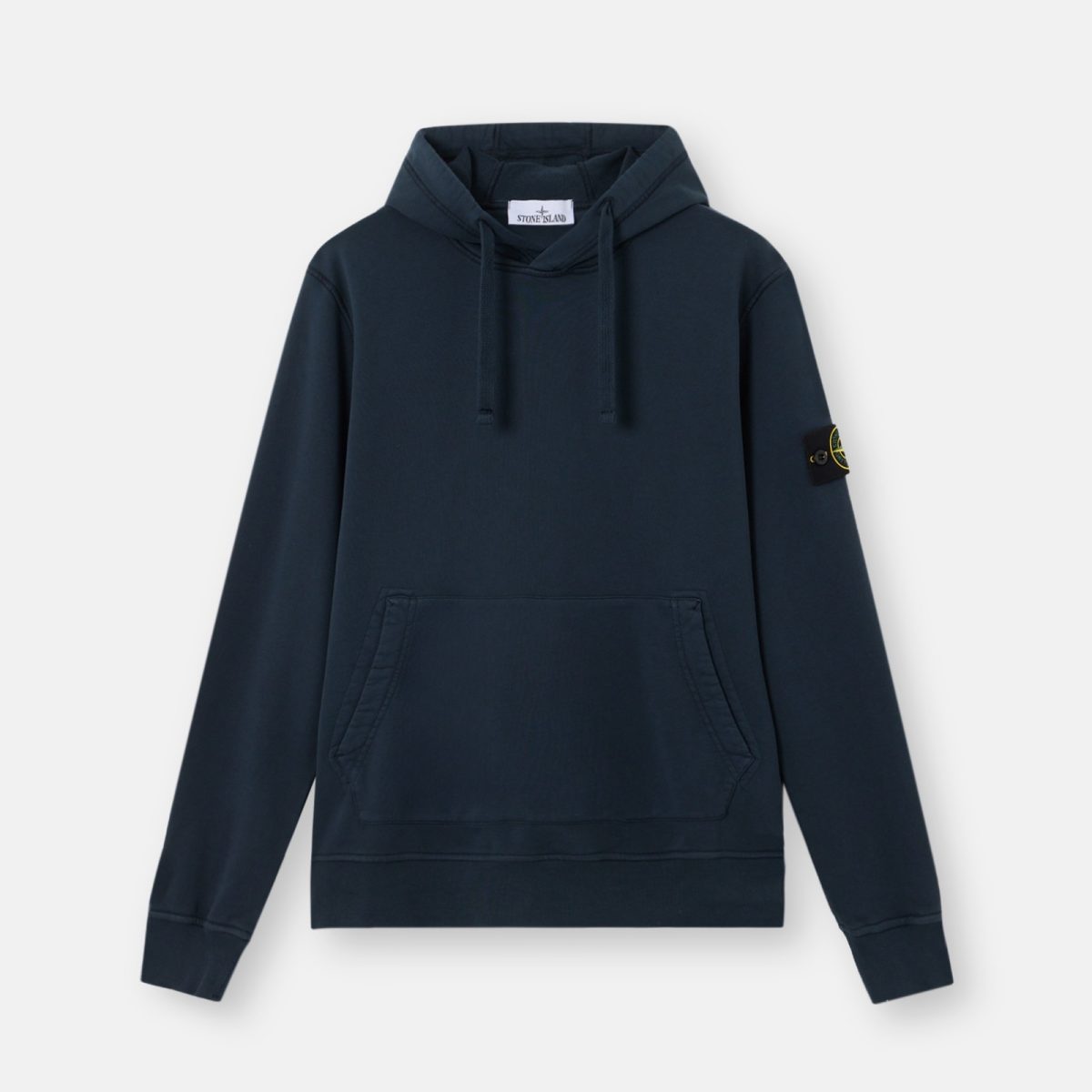 Stone Island Regular-fit hooded sweatshirt with pouch pocket