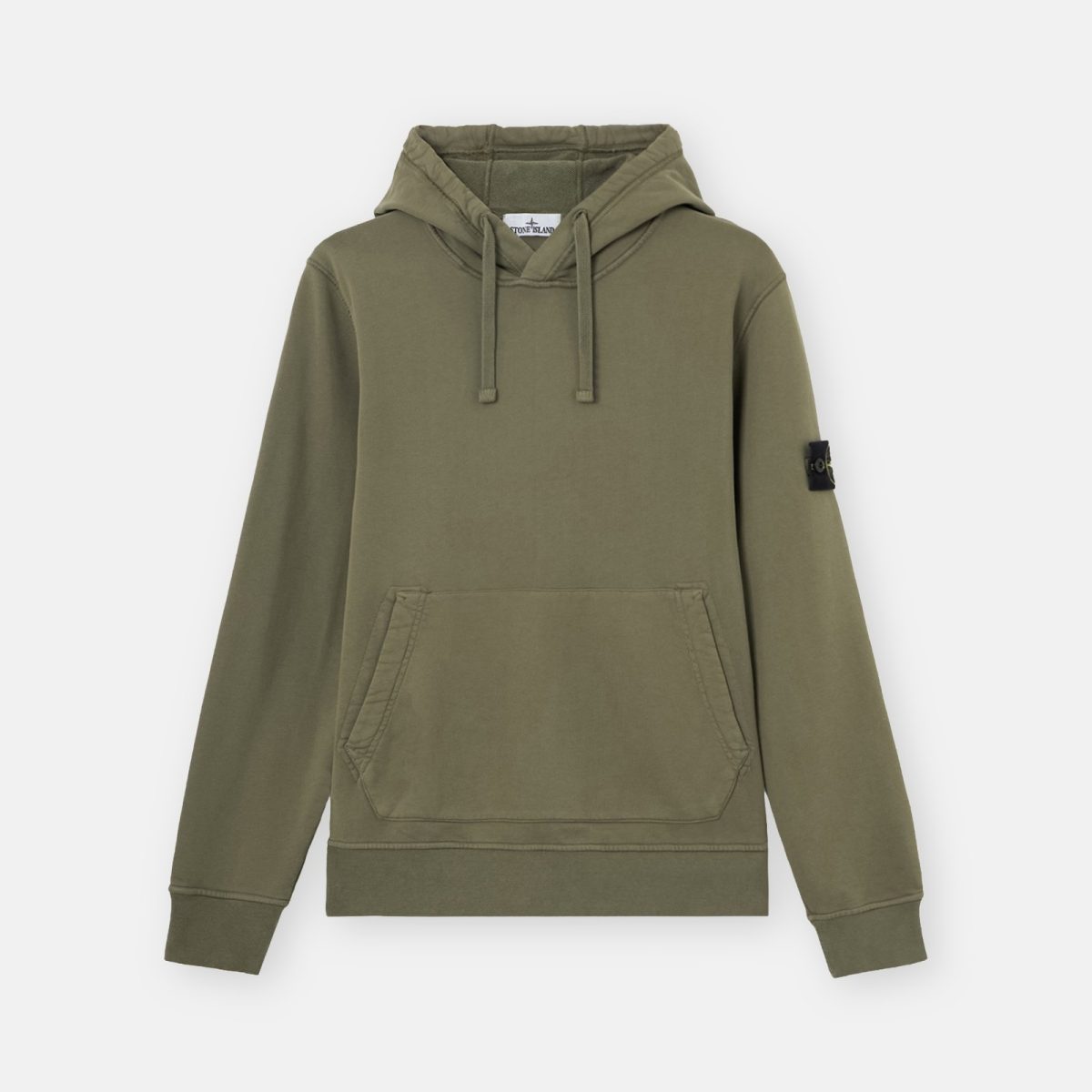 Stone Island Regular-fit hooded sweatshirt with pouch pocket