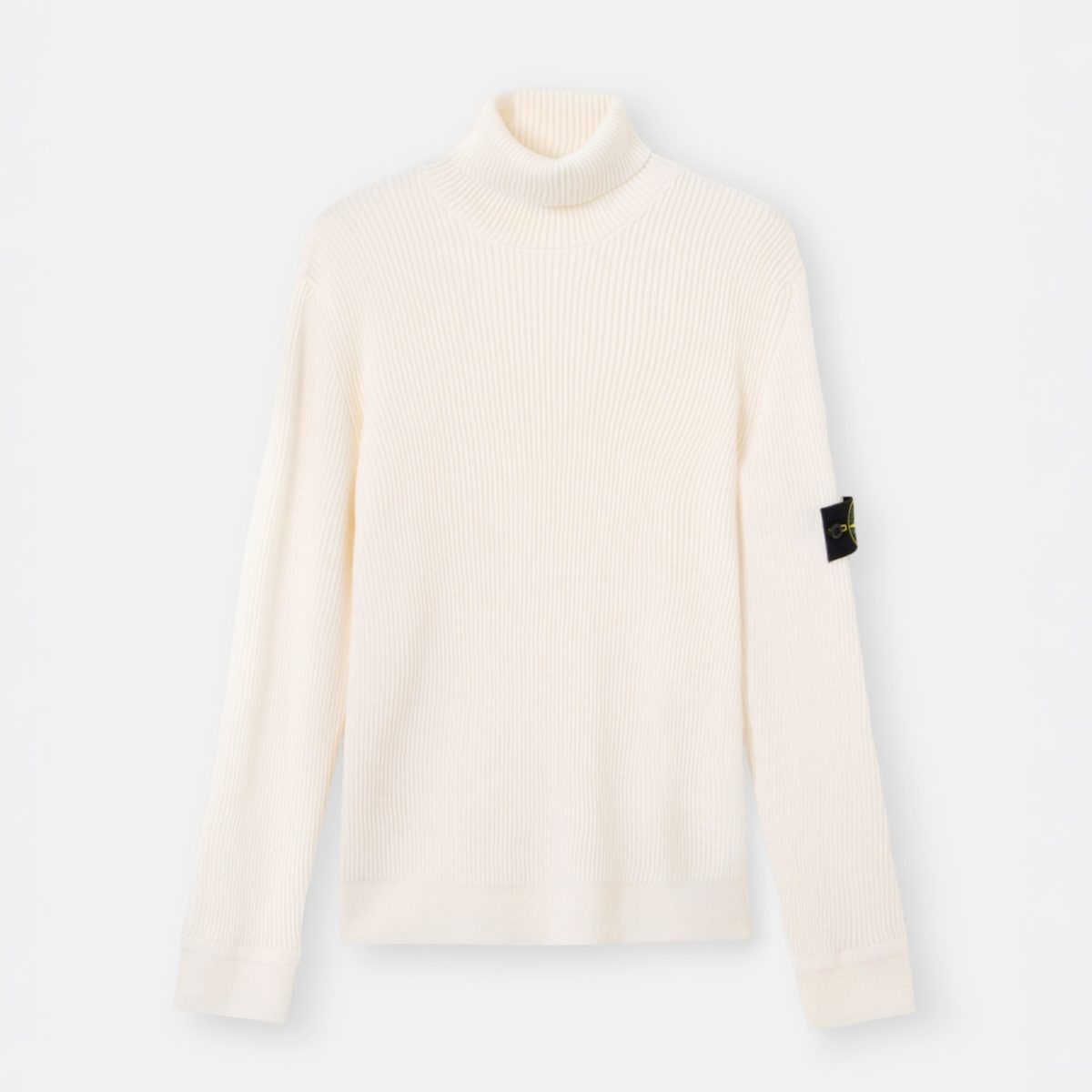 Stone Island Regular-fit turtleneck jumper with fine-ribbed trims