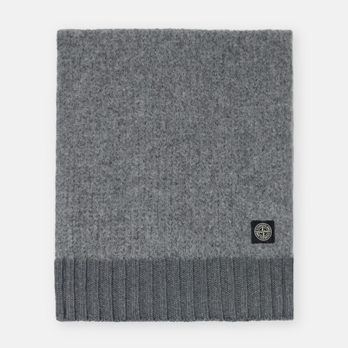 Stone Island Scarf with Compass logo patch
