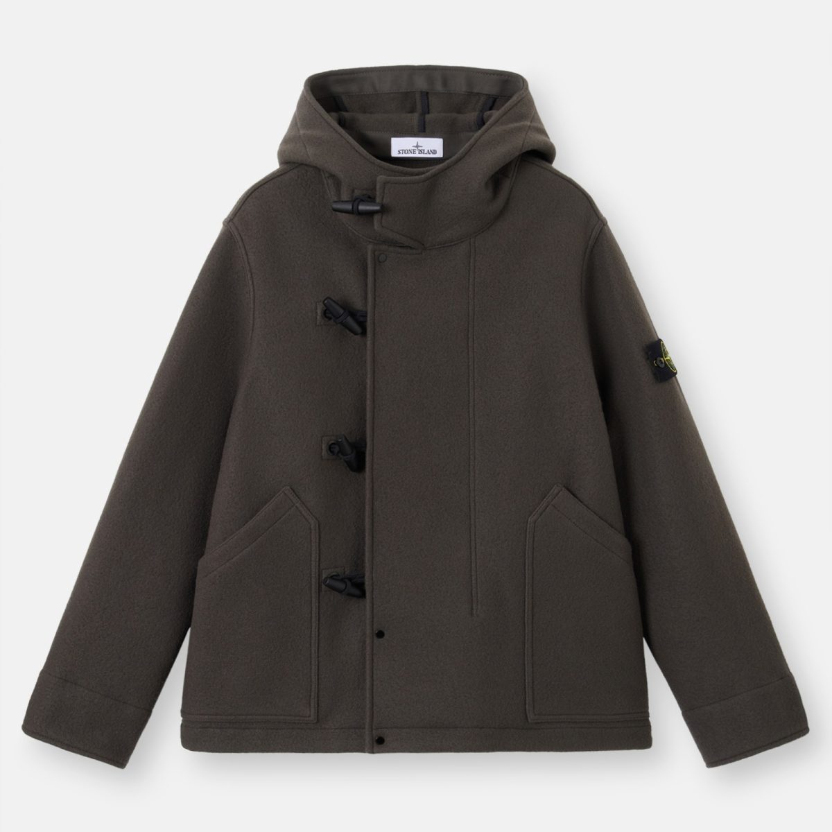 Stone Island Short parka with toggle-button fastening