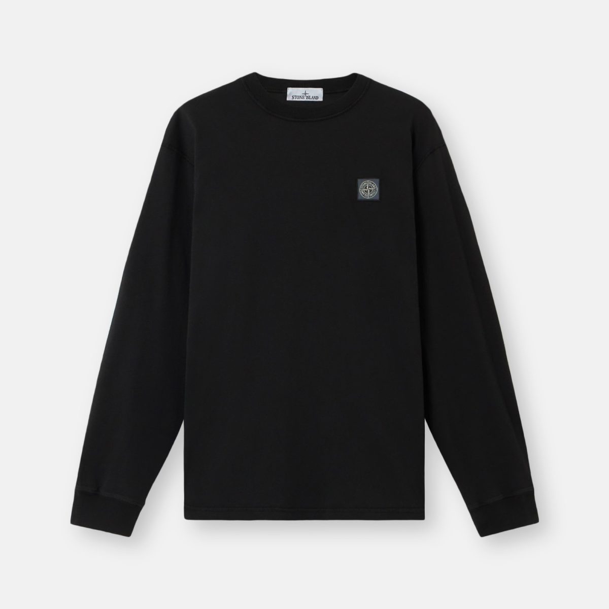 Stone Island Slim-fit long-sleeve T-shirt with 'Fissato' effect