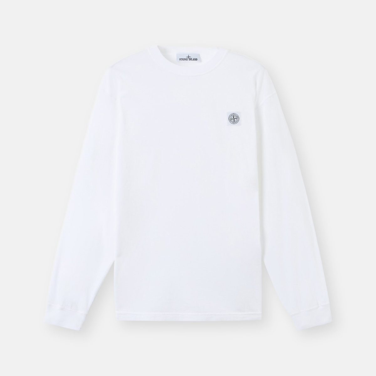 Stone Island Slim-fit long-sleeve T-shirt with 'Fissato' effect