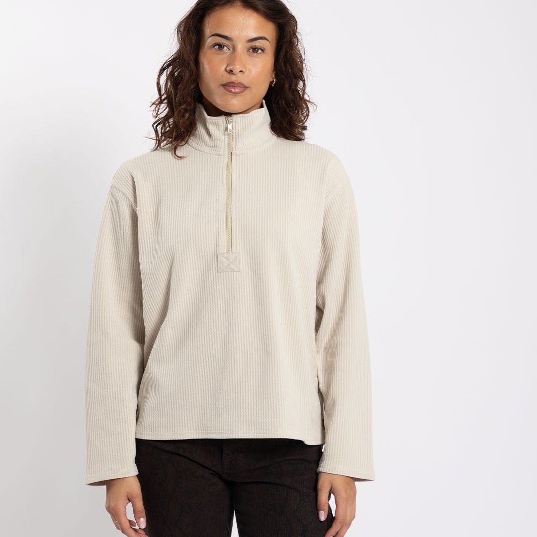 Stüssy Textured Zip Mock